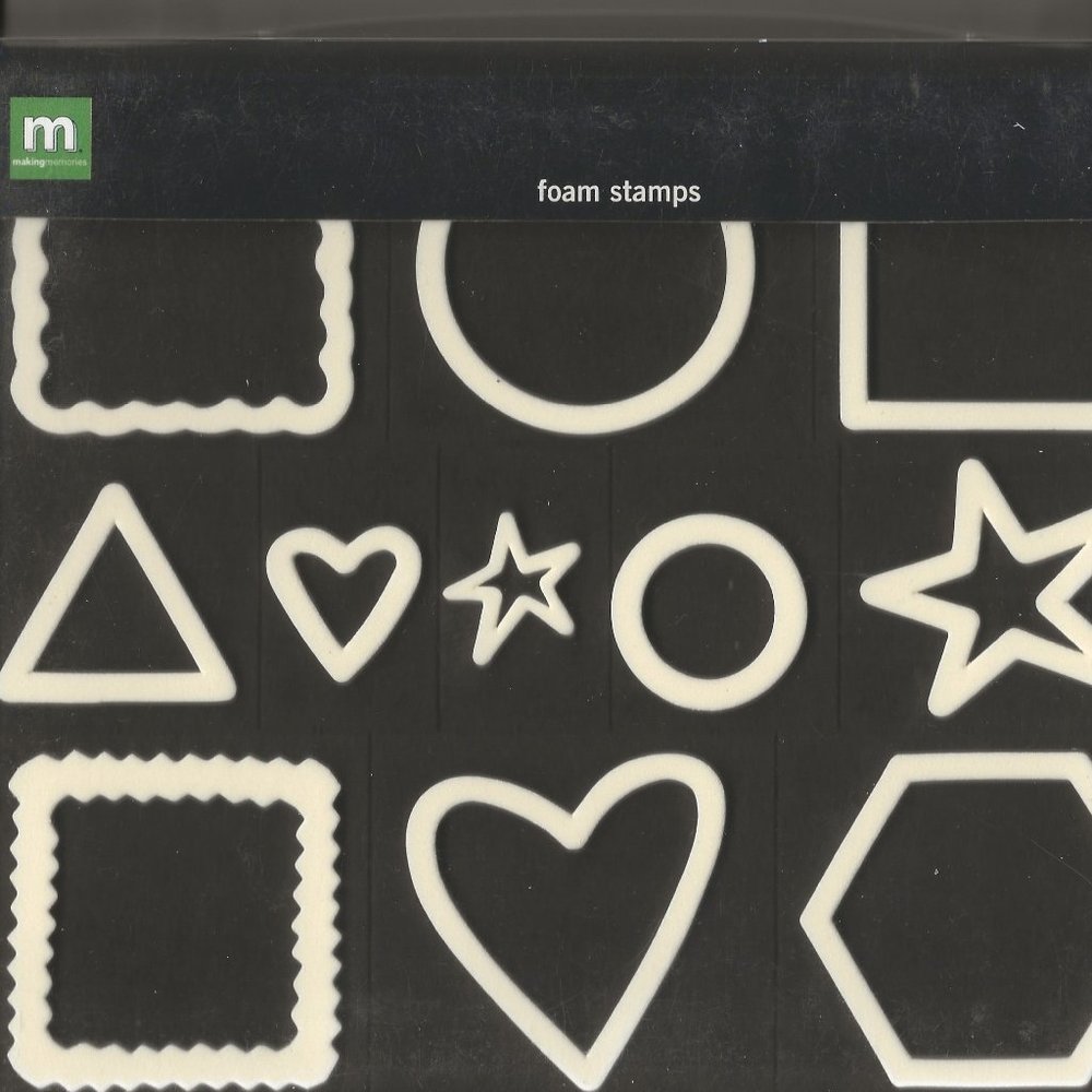 MAKING MEMORIES  FOAM STAMPS  BASIC SHAPES